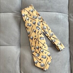 Rooster- West End Collection Golf Themed Silk Tie